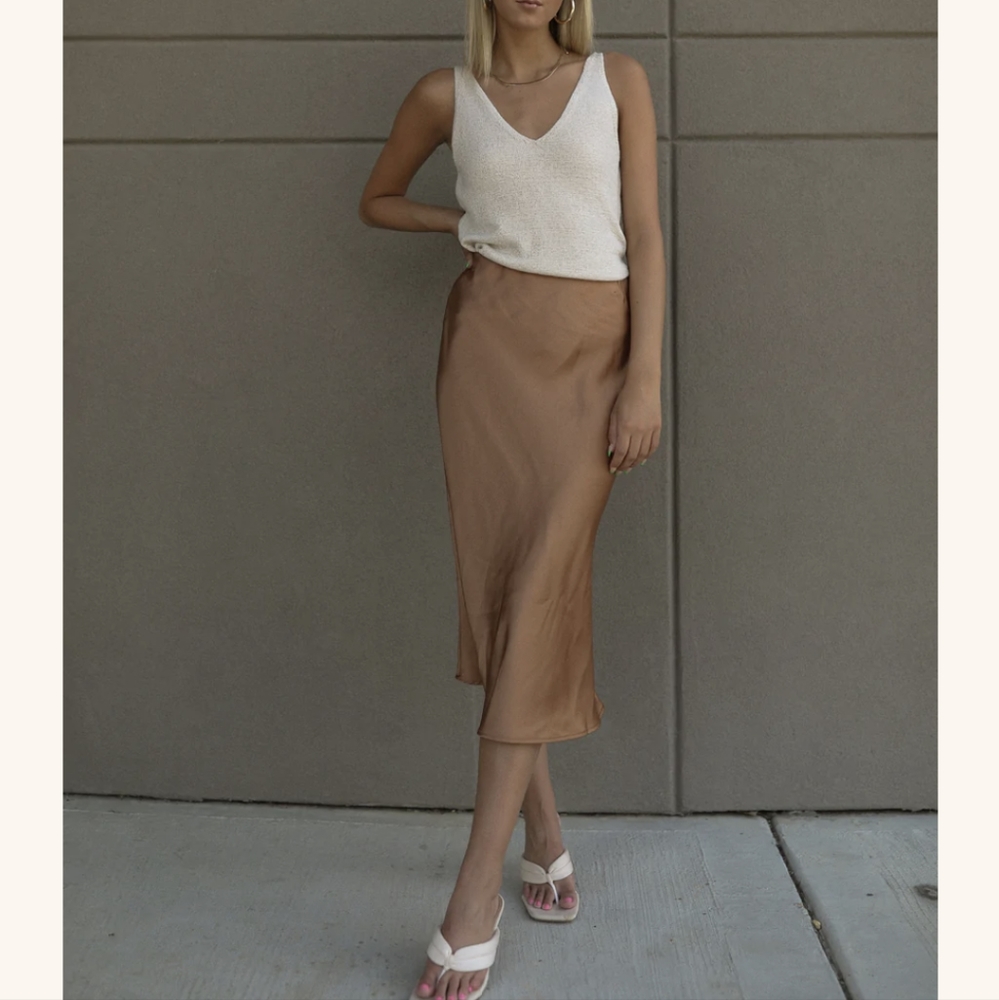 Caramel skirt, NWT, boutique